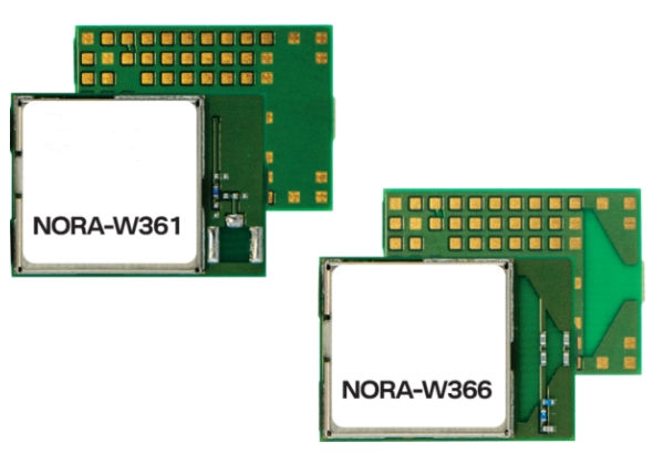 u-blox發(fā)布新款雙頻Wi-Fi藍(lán)牙LE模塊：NORA-W361-00B、NORA-W366-00B