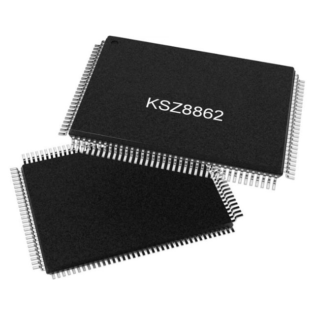 供應(yīng)，回收【Microchip】KSZ8862-32MQL 雙端口以太網(wǎng)交換機(jī)，帶光纖支持