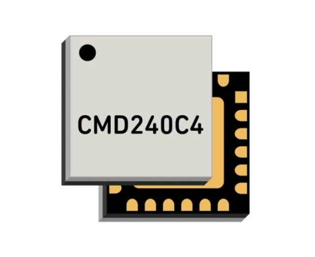 CMD240C4是一款射頻放大器，DC至22GHz，24QFN