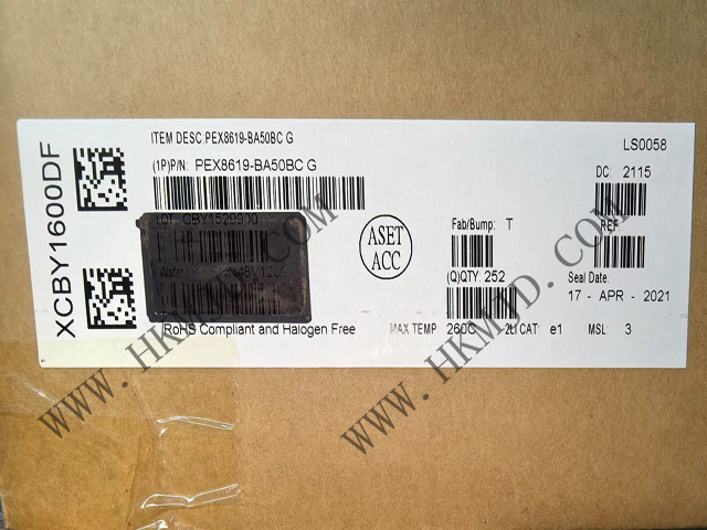 16 通道、16 端口 PEX8619-BA50BCG [Broadcom] PCI Express 交換機，19 x 19mm PBGA