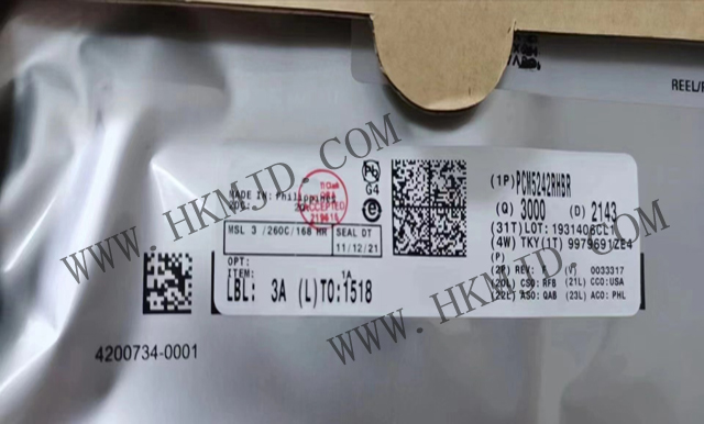 PCM5242RHBR (TI) 4.2VRMS DirectPath?、32 位、384kHz、114dB 音頻立體聲 DAC