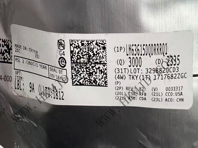 供應(yīng)德州儀器 LM63615DQDRRRQ1 3.5V 至 36V、1.5A 汽車(chē)降壓轉(zhuǎn)換器